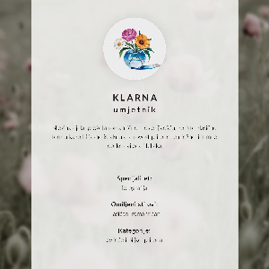 Grafika na ścianę Romantyczne kwiaty