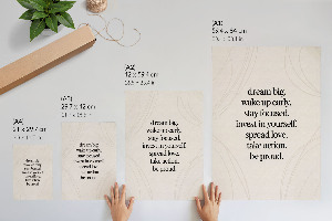 Plakat premium Motywacja codzienna