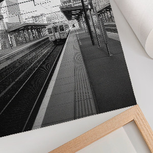 Grafika na ścianę Dworzec miejski