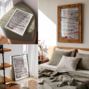 Wydruk na płótnie Zimowy krajobraz