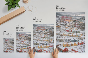 Wydruk na płótnie Zimowy krajobraz