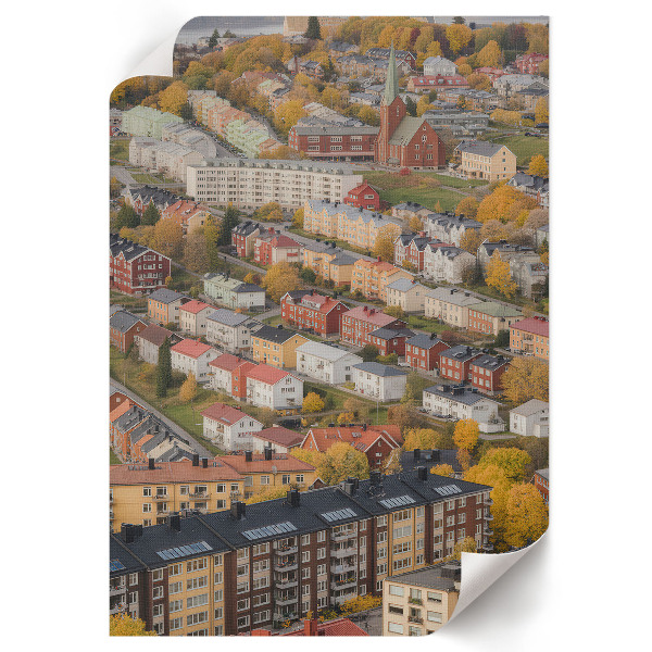 Plakat premium Malownicze miasteczko