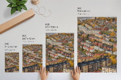 Plakat premium Malownicze miasteczko
