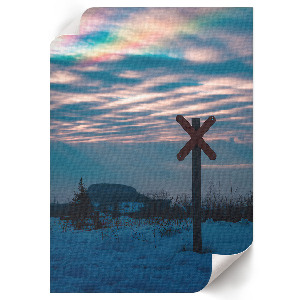 Grafika na ścianę Zimowy krajobraz