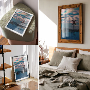 Grafika na ścianę Zimowy krajobraz