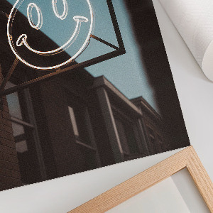 Plakat premium Neonowy uśmiech