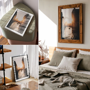 Dekoracyjny plakat ścienny Zachód słońca