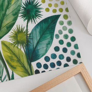 Plakat premium Zielone liście