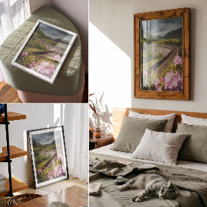 Plakat premium Spokojny krajobraz