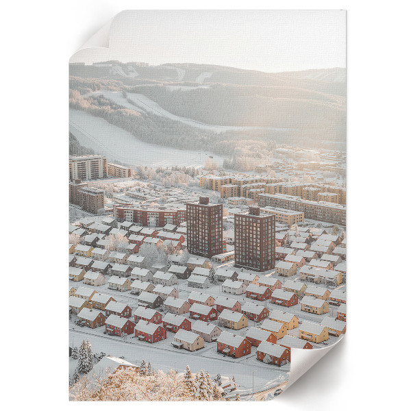 Plakat premium Zimowa panorama