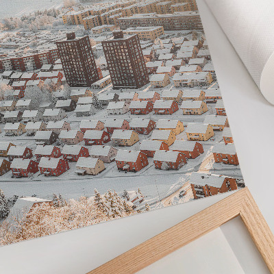 Plakat premium Zimowa panorama