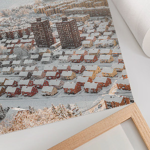 Plakat premium Zimowa panorama