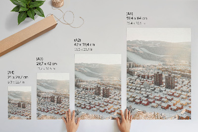 Plakat premium Zimowa panorama