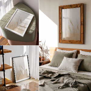 Grafika na ścianę Kłosy zboża