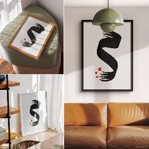 Plakat premium Geometryczna elegancja