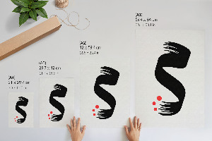 Plakat premium Geometryczna elegancja