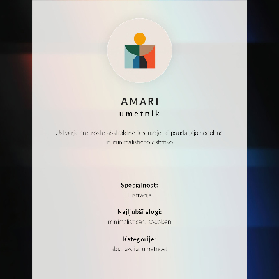 Dekoracyjny plakat ścienny Minimalizm dynamiki