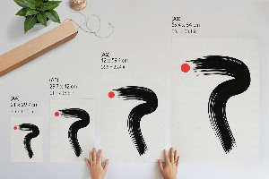 Dekoracyjny plakat ścienny Minimalizm dynamiki