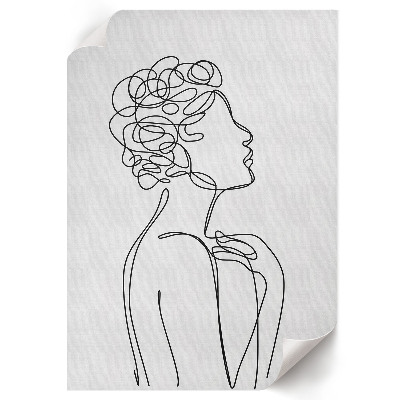 Wydruk na płótnie Lineart kobiety