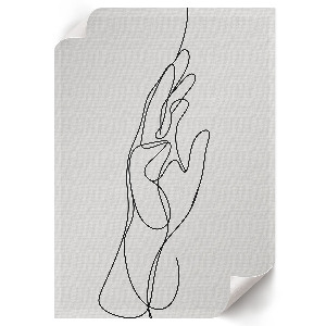 Grafika na ścianę Prosta ręka