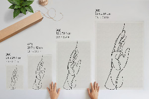 Grafika na ścianę Prosta ręka