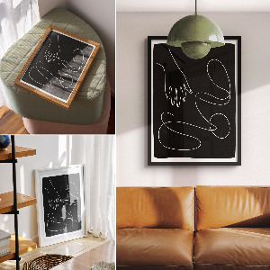 Wydruk na płótnie Linie abstrakcyjne