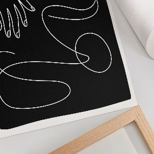 Wydruk na płótnie Linie abstrakcyjne