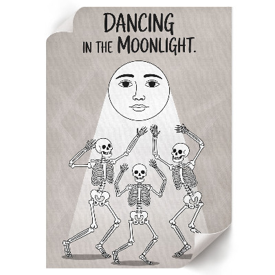 Grafika na ścianę Dancing in the moonlight