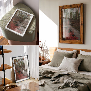 Plakat premium Leśna droga