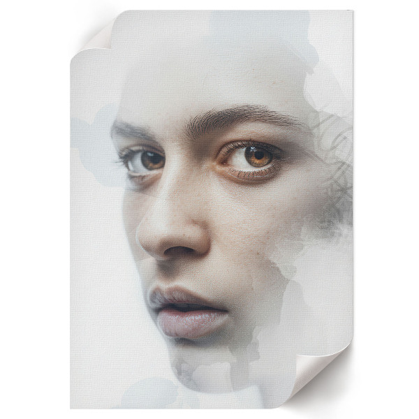 Grafika na ścianę Subtelna twarz