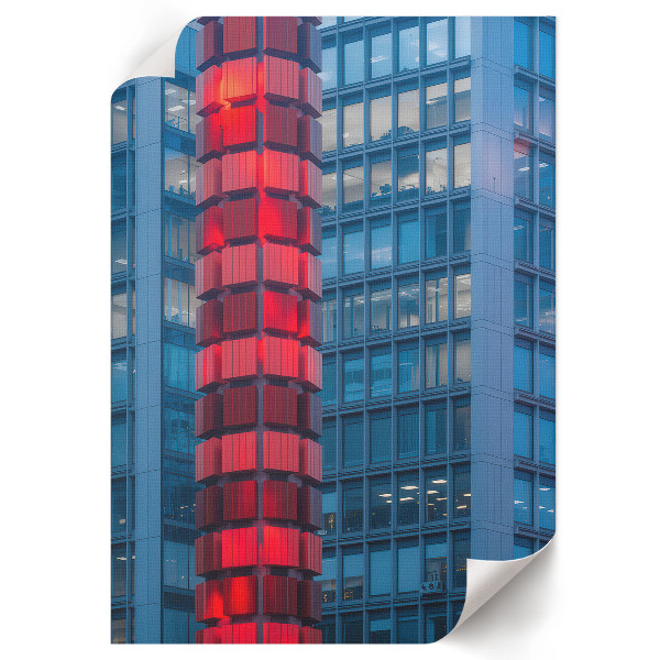 Wydruk na płótnie Czerwona wieża