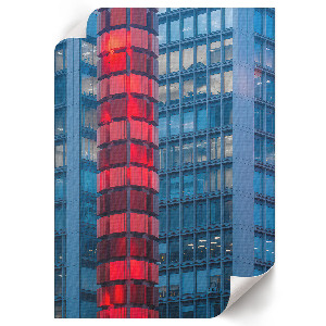 Wydruk na płótnie Czerwona wieża