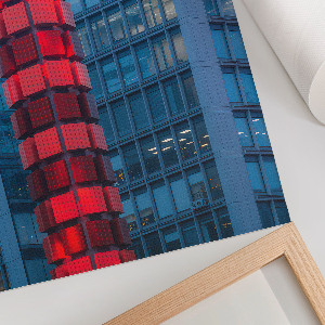 Wydruk na płótnie Czerwona wieża