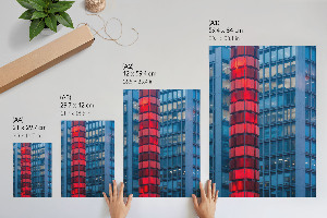 Wydruk na płótnie Czerwona wieża