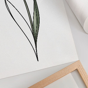 Plakat premium Różowy tulipan