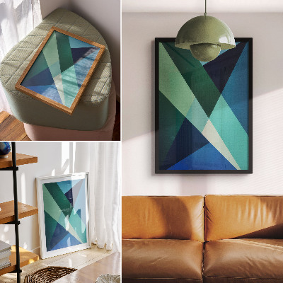 Wydruk na płótnie Geometryczne abstrakcje