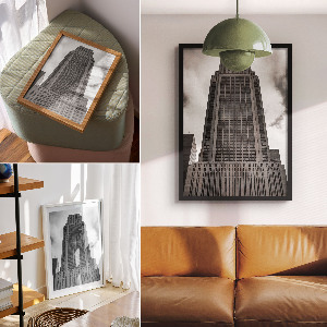 Dekoracyjny plakat ścienny Wysoki budynek