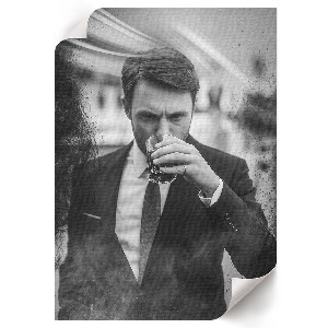 Grafika na ścianę Tajemniczy gentelman