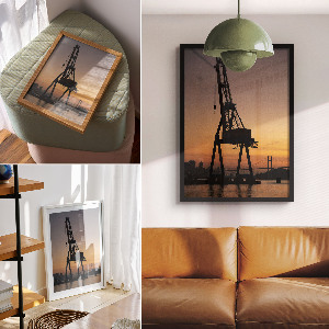 Plakat premium Zachód słońca