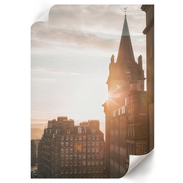 Grafika na ścianę Miejski urok