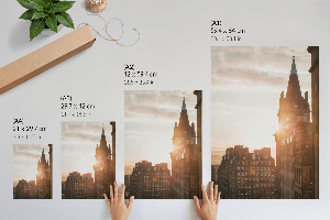 Grafika na ścianę Miejski urok