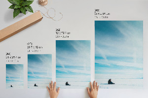 Wydruk na płótnie Zimowy pejzaż