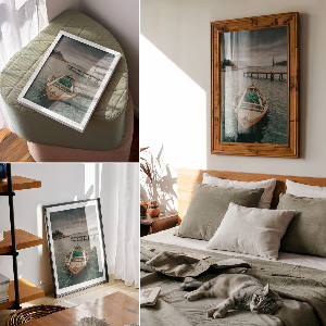 Dekoracyjny plakat ścienny Spokojna zatoka