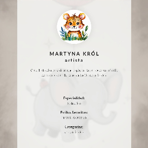 Dekoracyjny plakat ścienny Słoń z balonem