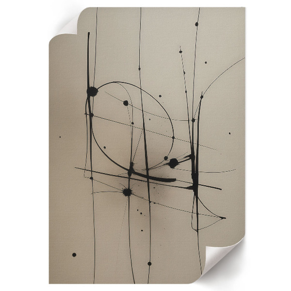 Dekoracyjny plakat ścienny Abstrakcja plam