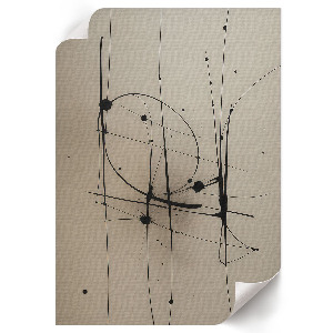 Dekoracyjny plakat ścienny Abstrakcja plam