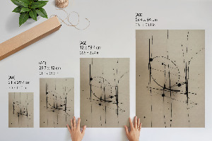 Dekoracyjny plakat ścienny Abstrakcja plam