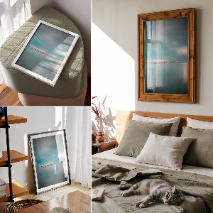 Grafika na ścianę Most wodny