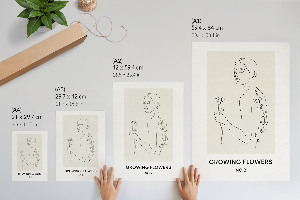 Wydruk na płótnie Roślinna grafika