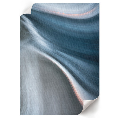 Plakat premium Fale niebieskie